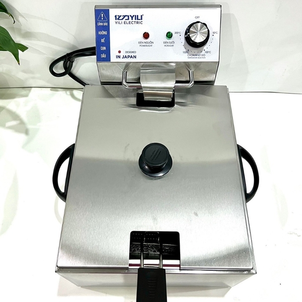 Bếp chiên ngập dầu nhúng điện SUNNY SN-02 | Dung tích 6L+6L | Công suất 2500W