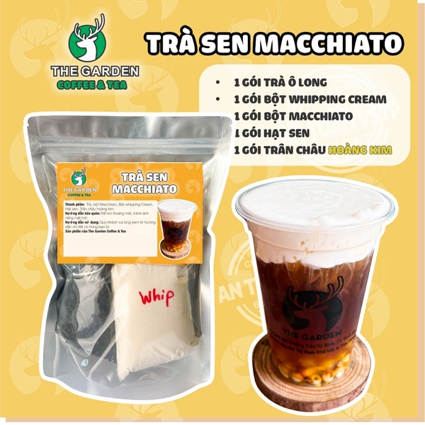 Set nguyên liệu trà sữa Tự Pha THE GARDEN | 30-35 Ly | Nhiều vị