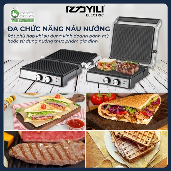 Máy nướng bánh mì YILI | Công suất 2000W