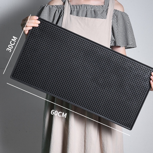 Thảm bar pha chế, thảm lót cao su quầy bar chống trượt, chống rỉ nước | Kích thước 30x60 cm