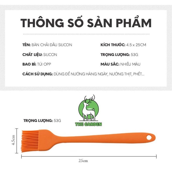 Chổi Silicon quét dầu ăn