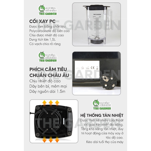 Máy Xay Sinh Tố Công Nghiệp JTC Omniblend TM800A