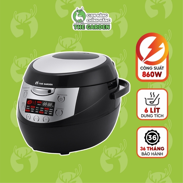 Nồi nấu trân châu tự động THE GARDEN 6L Tiếng Anh