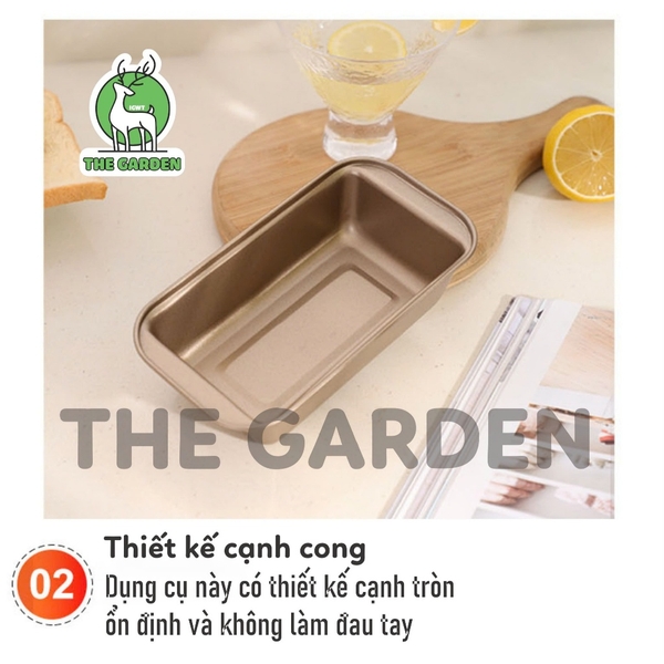 Khuôn loaf làm bánh mì hình chữ nhật | Thép carbon chống dính
