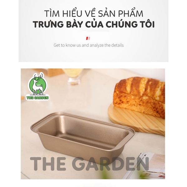Khuôn loaf làm bánh mì hình chữ nhật | Thép carbon chống dính