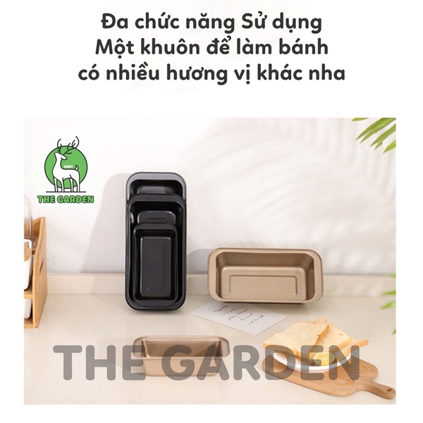 Khuôn loaf làm bánh mì hình chữ nhật | Thép carbon chống dính