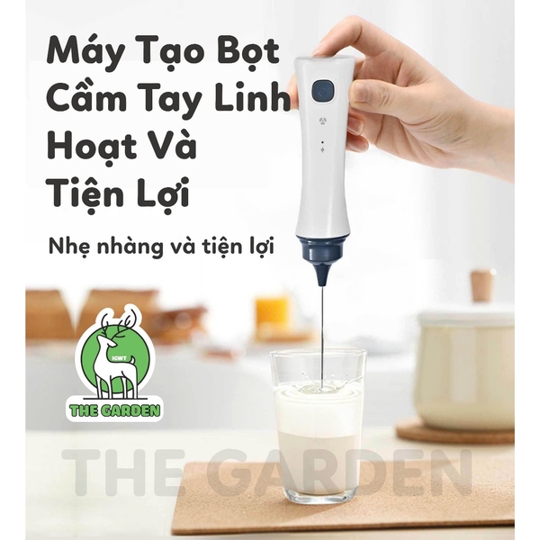 Máy tạo bọt cafe cầm tay SẠC ĐIỆN NÂNG CẤP THE GARDEN TG-2508