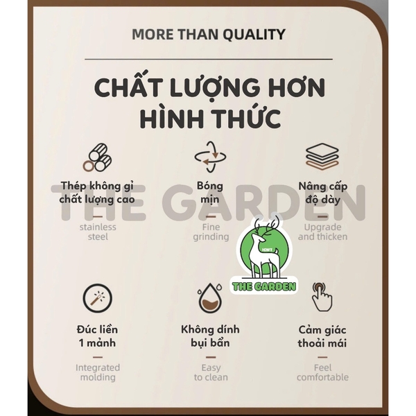 Thìa muỗng cà phê | Inox mạ vàng | Inox mạ bạc
