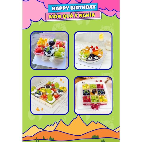 Set nguyên liệu Panna Cotta THE GARDE 30-35 hũ | 3 vị Dâu, Chanh leo, Việt Quất