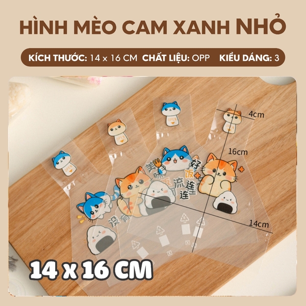 Túi bóng cơm nắm tam giác | Combo 50 cái