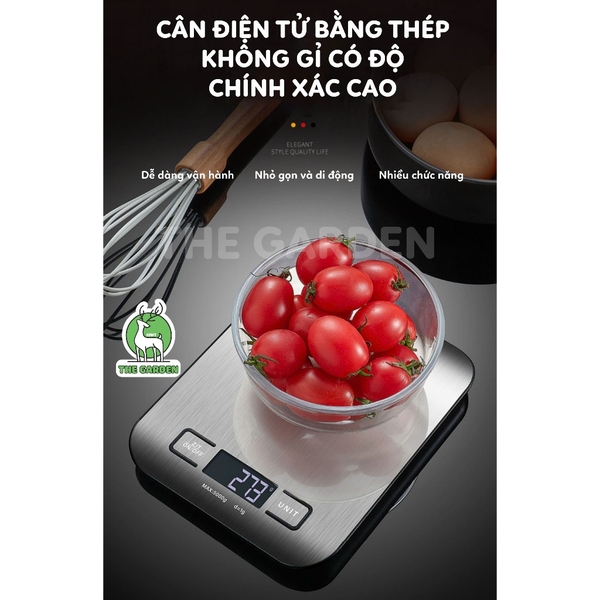 Cân Tiểu Ly Điện Tử | Model P20 | Định lượng 3kg - 0.1g | Có đèn LED