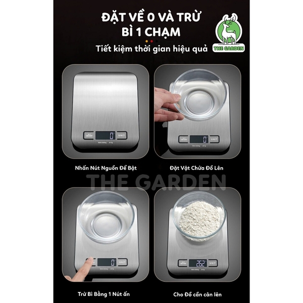 Cân Tiểu Ly Điện Tử | Model P20 | Định lượng 3kg - 0.1g | Có đèn LED
