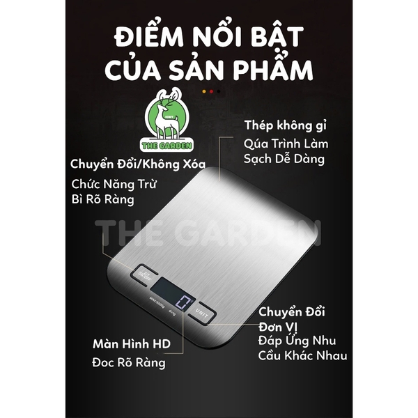 Cân Tiểu Ly Điện Tử | Model P20 | Định lượng 3kg - 0.1g | Có đèn LED