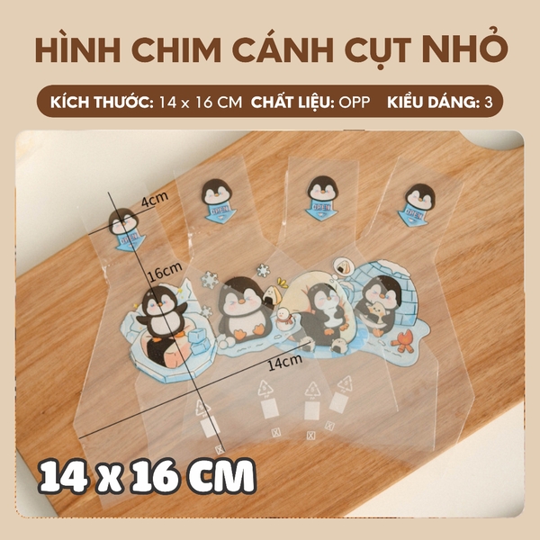 Túi bóng cơm nắm tam giác | Combo 50 cái