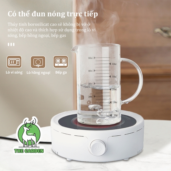 Cốc đong định lượng | Thủy tinh | Dung tích 350ml - 500ml - 1000ml