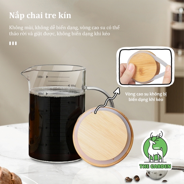 Cốc đong định lượng | Thủy tinh | Dung tích 350ml - 500ml - 1000ml
