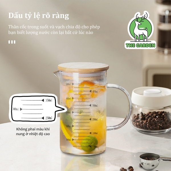 Cốc đong định lượng | Thủy tinh | Dung tích 350ml - 500ml - 1000ml