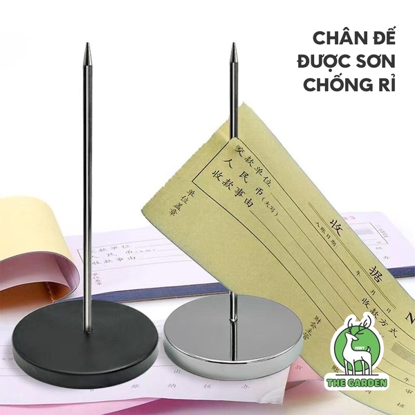 Cọc ghim Inox Cắm Giấy Hoá Đơn