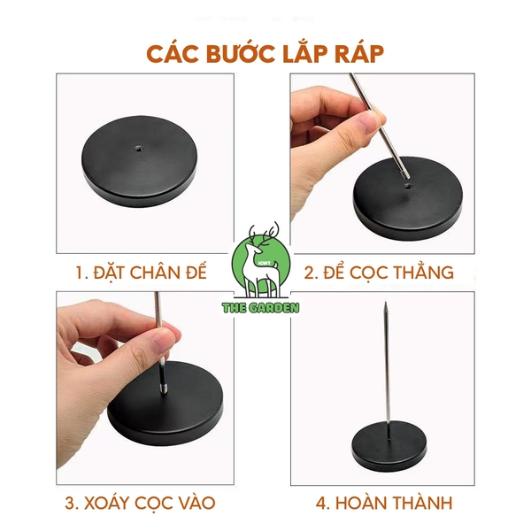 Cọc ghim Inox Cắm Giấy Hoá Đơn