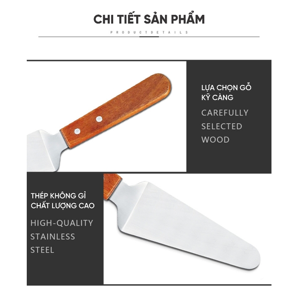 Xẻng xúc pizza inox