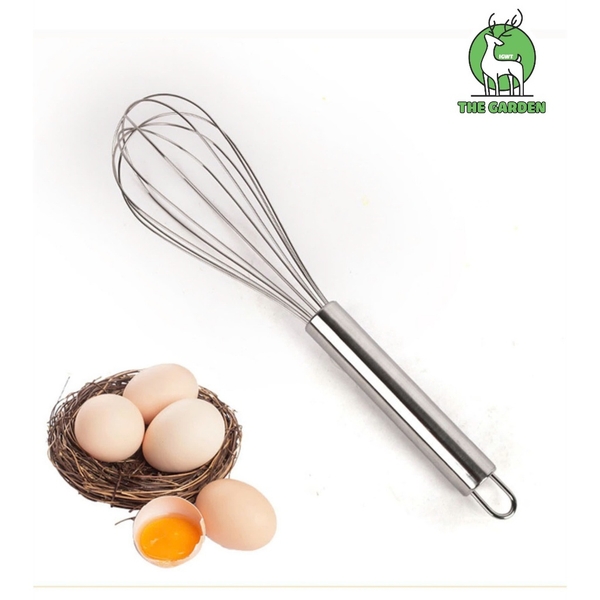 Phơi đánh trứng bằng tay inox | Chiều dài 20 - 25 - 30cm