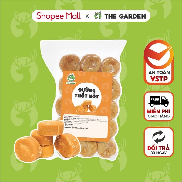 Đường Thốt Nốt nguyên chất THE GARDEN | Gói 1000g