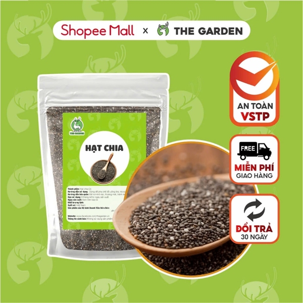Hạt chia Organic THE GARDEN | Túi 500g