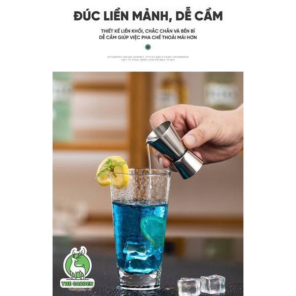 Jigger 2 đầu | Chất liệu inox | Dung tích 20/40ml và 15/30ml