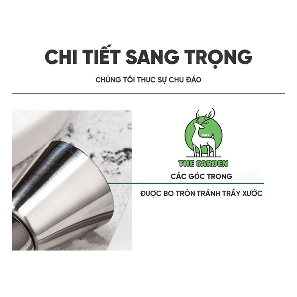 Jigger 2 đầu | Chất liệu inox | Dung tích 20/40ml và 15/30ml