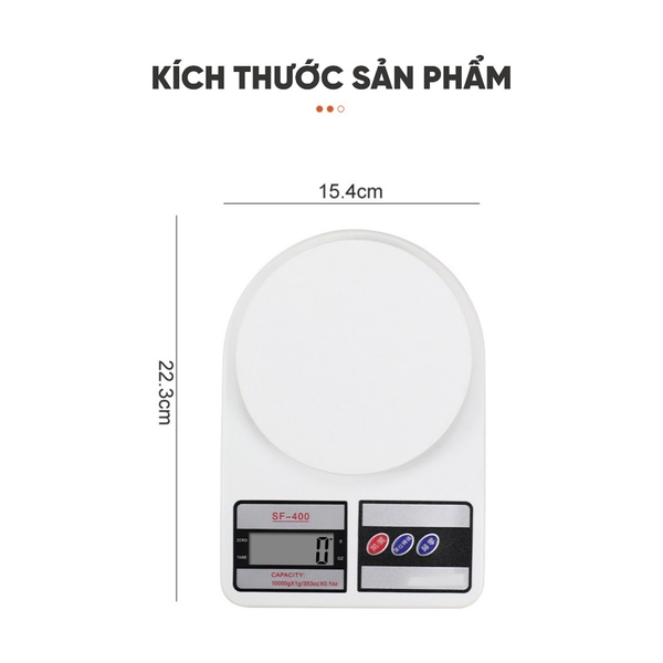 Cân Tiểu Ly Điện Tử | Model SF400 | Định lượng 10kg - 1g