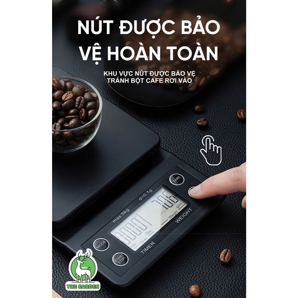 Cân Tiểu Ly Điện Tử | Model MSK-07 | Định lượng 3kg - 0.1g | Có đèn LED