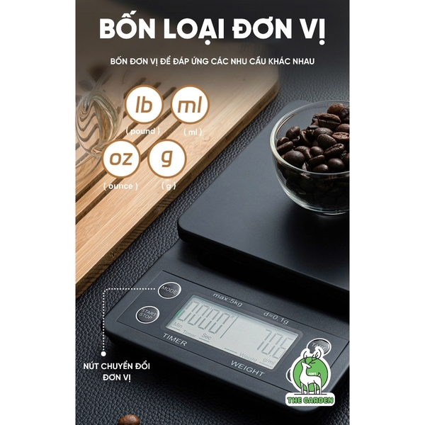 Cân Tiểu Ly Điện Tử | Model MSK-07 | Định lượng 3kg - 0.1g | Có đèn LED