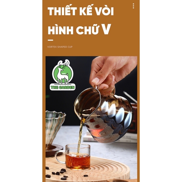 Bình pha cà phê V60  | Dung tích 600ml và 800ml
