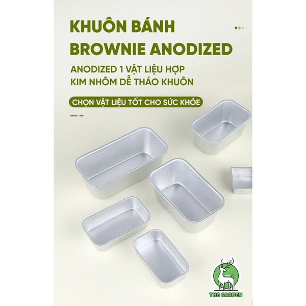 Khuôn loaf làm bánh mì hình chữ nhật | Nhôm đúc | A01, A02, A03, A04, A05