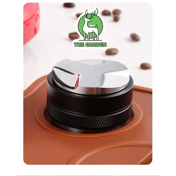 Tamper OCD 58mm nén cà phê | Đầu đôi | Chất liệu Inox 304