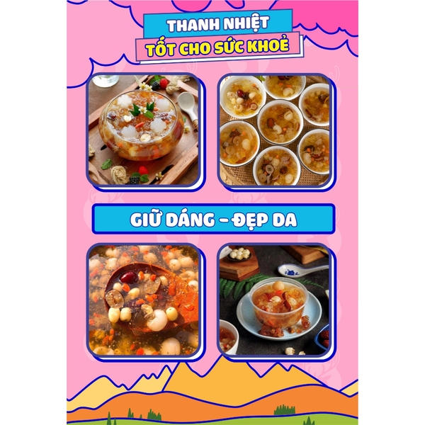 Chè dưỡng nhan tuyết yến THE GARDEN nấu 30 chén 500g