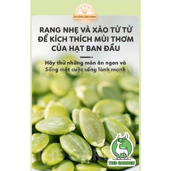 Hạt bí xanh Ấn Độ THE GARDEN | Gói 500g