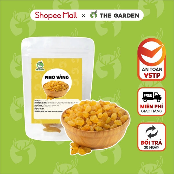 Nho sấy khô THE GARDEN | Gói 500g