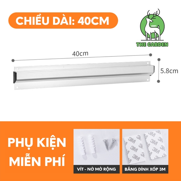 Thanh kẹp bill THE GARDEN thanh kẹp order , hóa đơn bằng inox 304 chiều dài 40cm