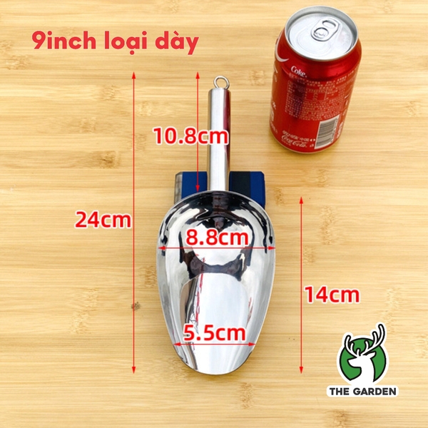 Dụng cụ xúc đá | Chất liệu inox | Nhiều kích thước