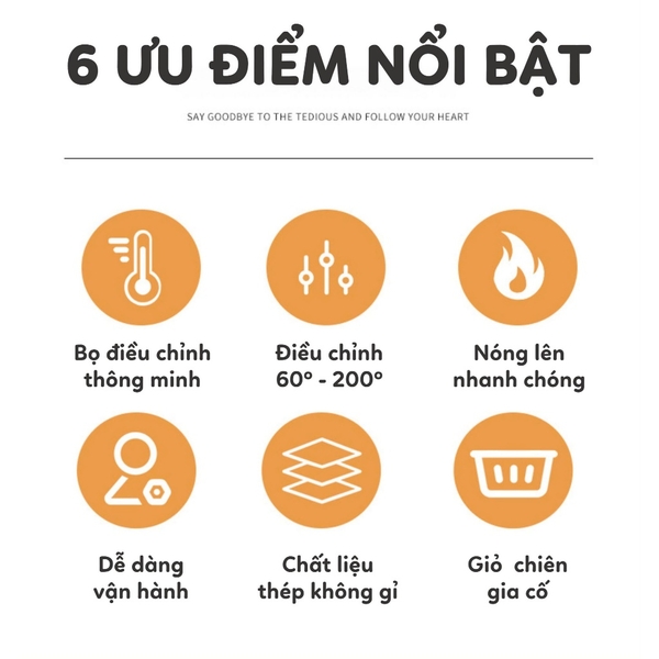 Bếp chiên ngập dầu nhúng điện SUNNY SN-04 | Dung tích 4L | Công suất 2000W