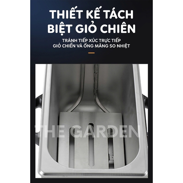 Bếp chiên ngập dầu nhúng điện SUNNY SN-04 | Dung tích 4L | Công suất 2000W