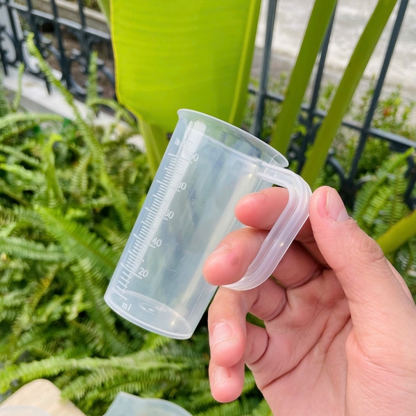 Ca đong định lượng bằng nhựa | Dung tích 100ml