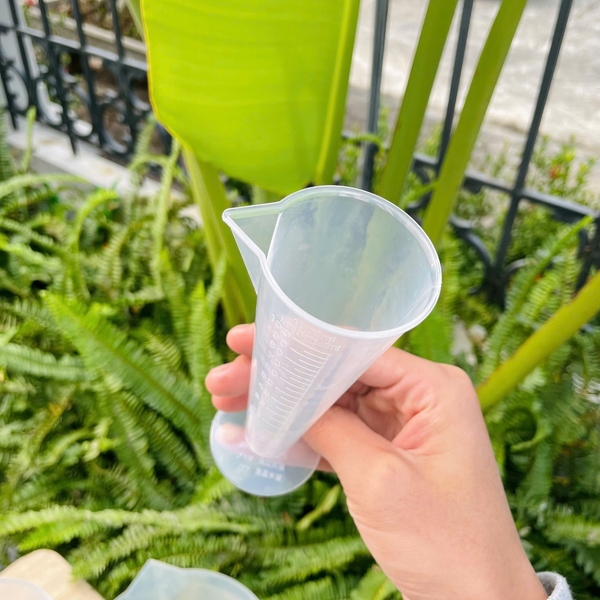 Ca đong định lượng | Phễu đong nhựa 100ml