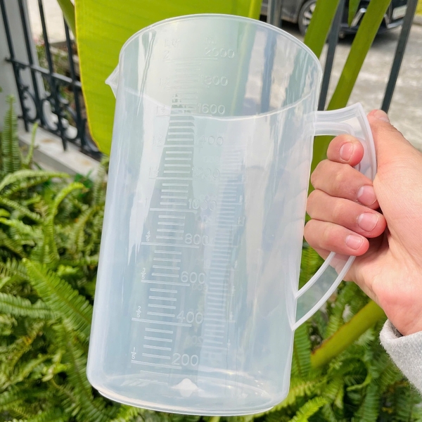 Ca đong định lượng | Ca đong nhựa 2000ml