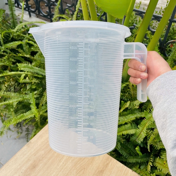 Ca đong nhựa | Dung tích 5000ml | Có nắp