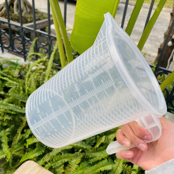Ca đong nhựa | Dung tích 3000ml | Có nắp