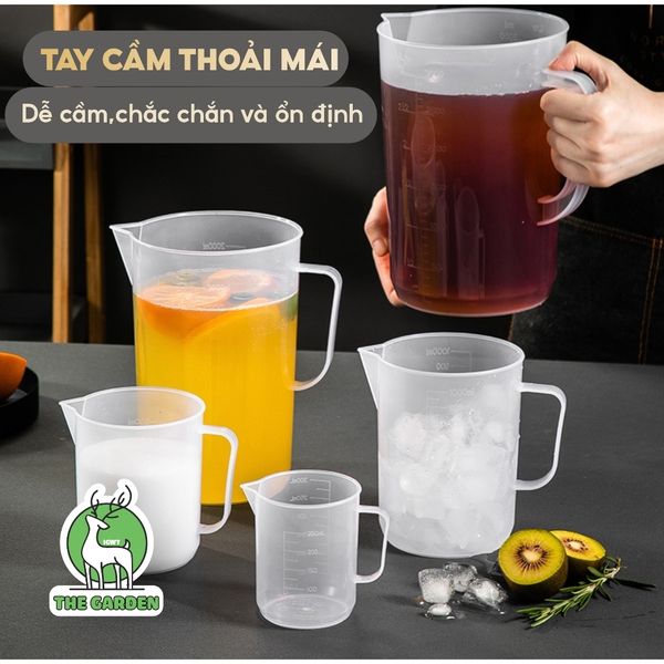 Ca đong định lượng | Phễu đong nhựa 100ml