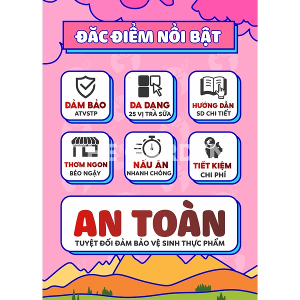 Set nguyên liệu làm kẹo nougat hạnh phúc THE GARDEN | 15 nguyên liệu | Thành phẩm 60 viên
