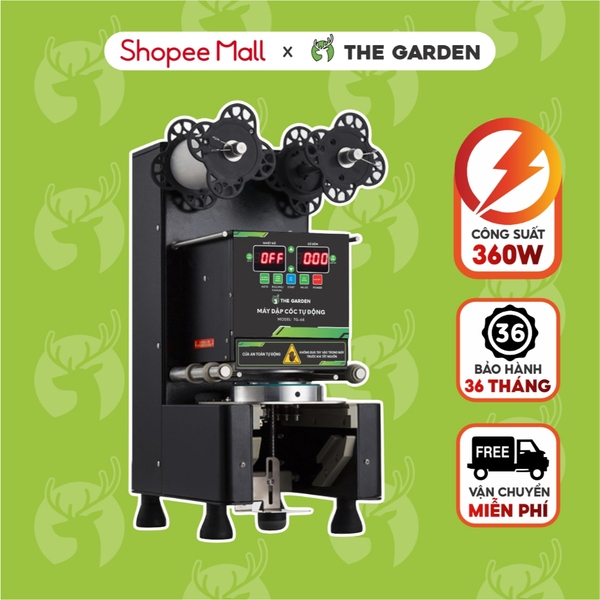 Máy dập nắp cốc, Máy ép miệng ly tự động THE GARDEN TG-88